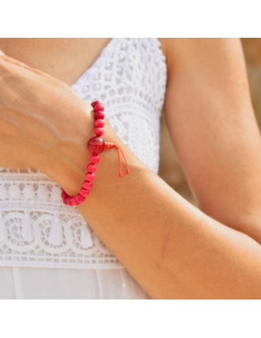 Pulsera mala coral