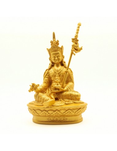 Estatua Guru Rimpoche dorada