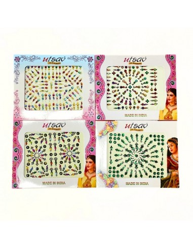 Bindis Bollywood Holi - Pack de 4