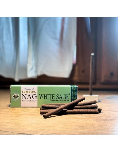 Incienso Golden Dhoop Nag White Sage