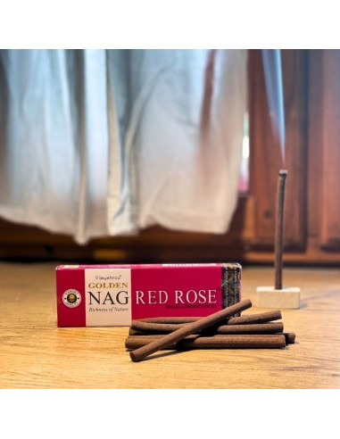 Incienso Golden Dhoop Nag Red Rose